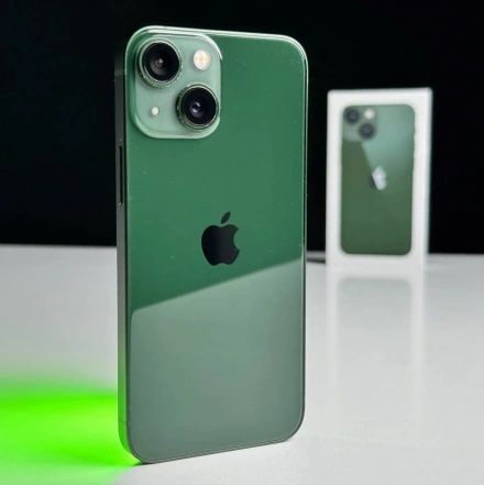 USED Apple iPhone 13 Mini 128GB Green (MNF83, MNFF3)🔋85%(Состояние - 9/10, Комплект - Полный | гарантия - 1 мес.)