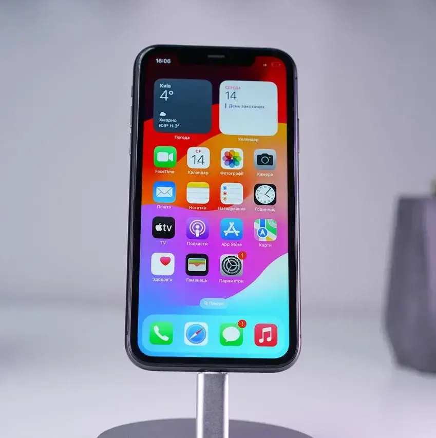USED Apple iPhone 11 128GB Black (MHCX3, MHDH3)🔋100%(Стан - 9.5/10, Комплект - iPhone | гарантія - 1 міс.)