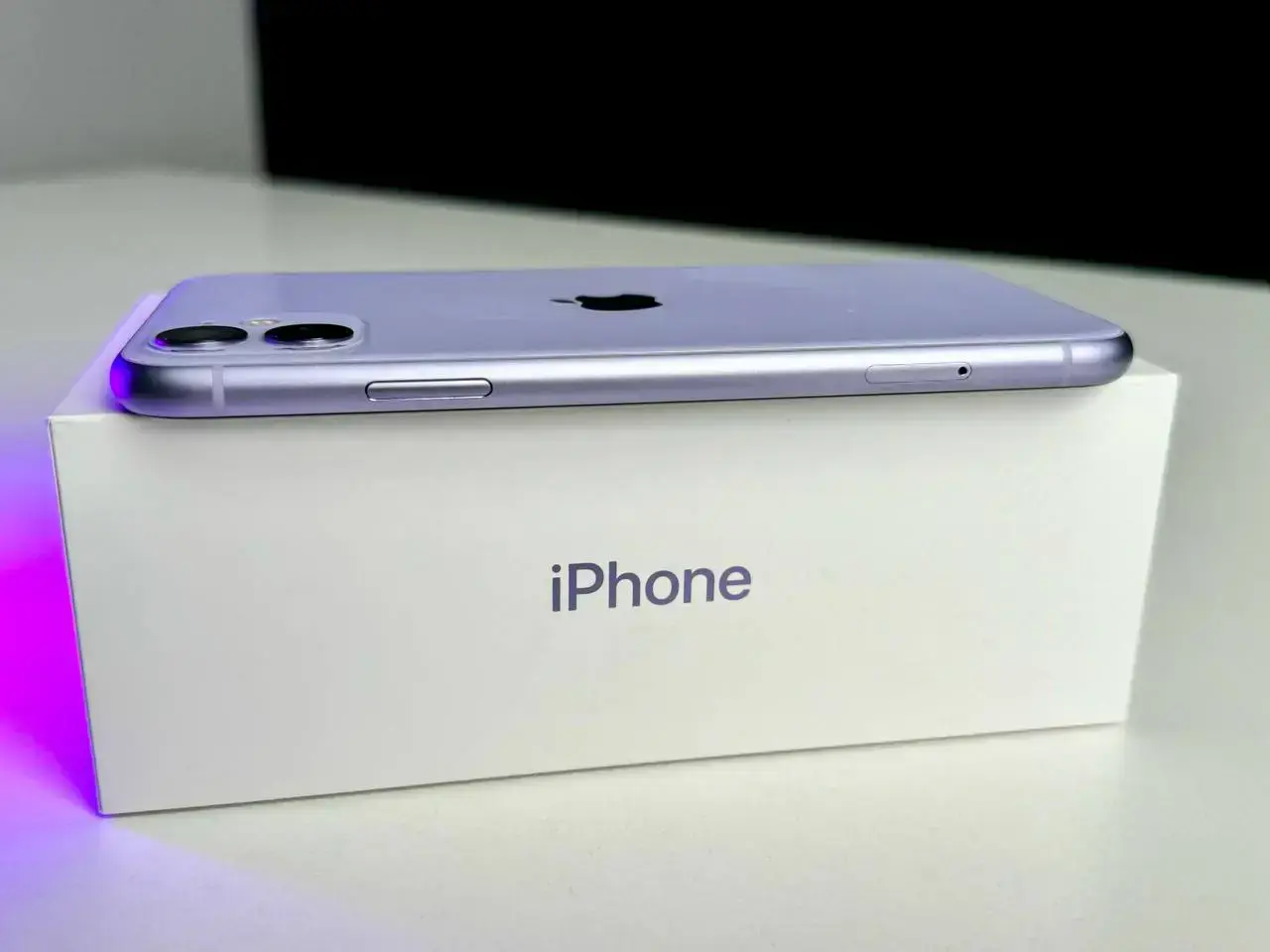 USED Apple iPhone 11 128GB Purple (MWLJ2)🔋100%(Состояние - 9.5/10, Комплект - Полный | гарантия - 1 мес.)