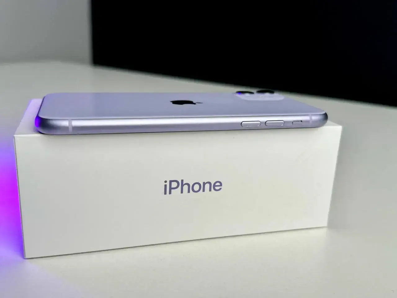 USED Apple iPhone 11 128GB Purple (MWLJ2)🔋100%(Состояние - 9.5/10, Комплект - Полный | гарантия - 1 мес.)