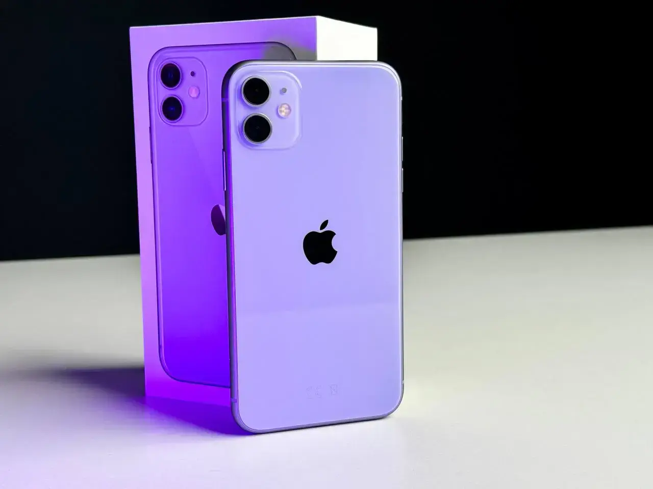 USED Apple iPhone 11 128GB Purple (MWLJ2)🔋100%(Состояние - 9.5/10, Комплект - Полный | гарантия - 1 мес.)