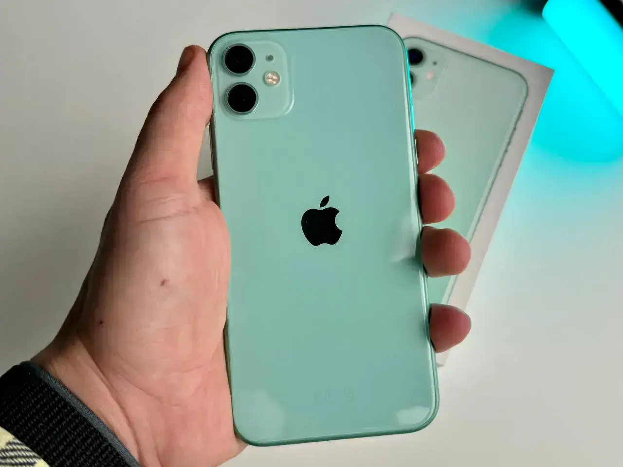 USED Apple iPhone 11 64GB Green (MHCW3, MHDG3)🔋100%(Состояние - 10/10, Комплект - Полный | гарантия - 1 мес.)