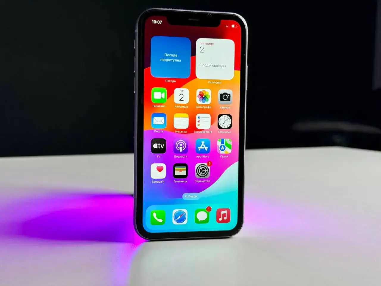 USED Apple iPhone 11 64GB Purple (MHCV3, MHDF3)🔋100%(Стан - 9/10, Комплект - iPhone | гарантія - 1 міс.)