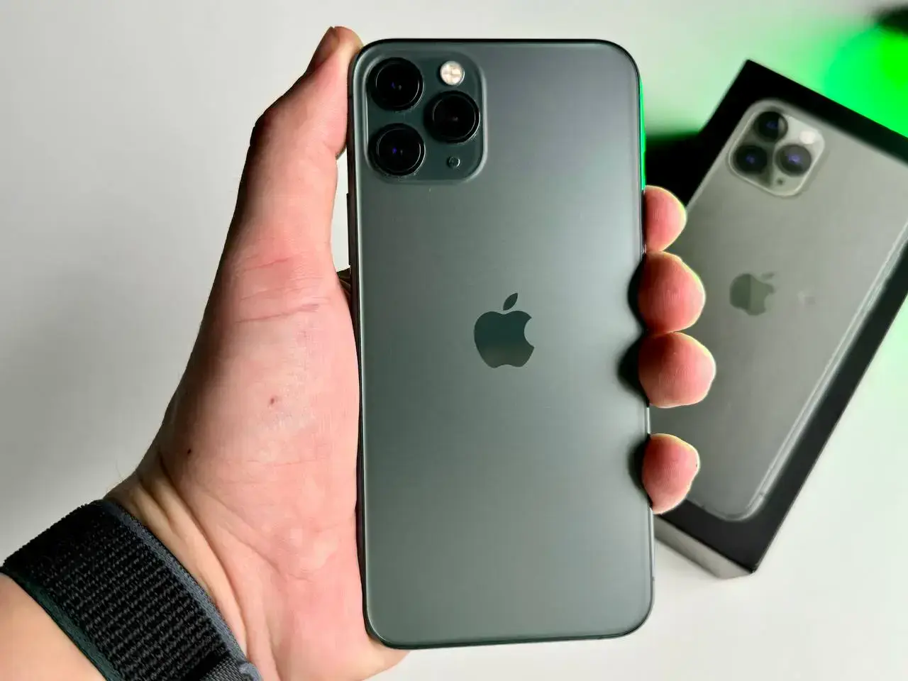 USED Apple iPhone 11 Pro 256GB Midnight Green (MWCQ2)🔋100%(Состояние - 9/10, Комплект - Полный | гарантия - 1 мес.)