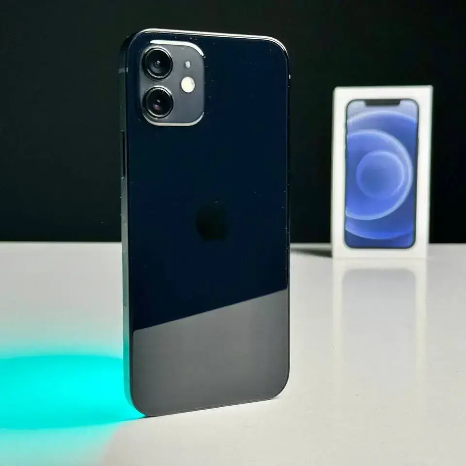 USED Apple iPhone 12 64GB Black (MGH63, MGJ53)🔋84%(Стан - 8.8/10, Комплект - iPhone | гарантія - 1 міс.)