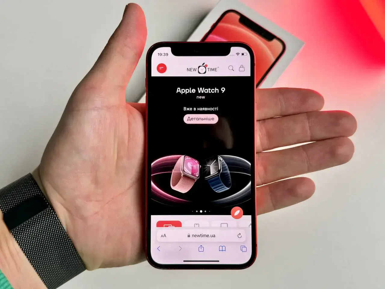 USED Apple iPhone 12 Mini 64GB (PRODUCT) RED (MG8H3, MGE03)🔋100%(Состояние - 9/10, Комплект - Полный | гарантия - 1 мес.)