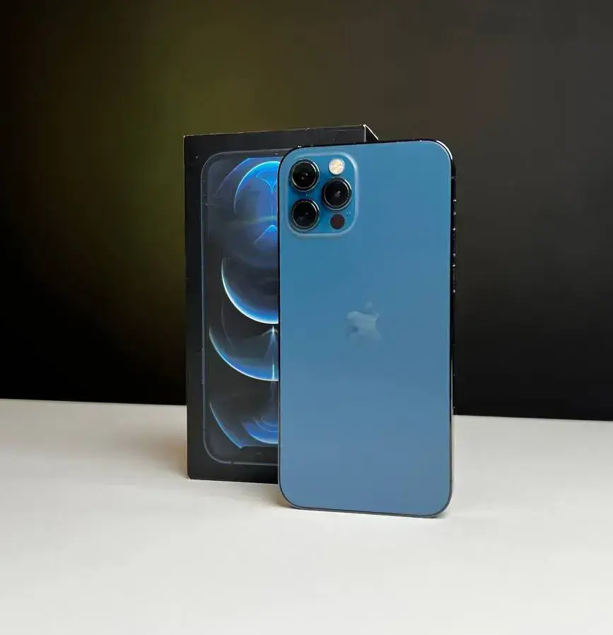 USED Apple iPhone 12 Pro 128GB Pacific Blue (MGLR3, MGMN3)🔋86%(Стан - 9/10, Комплект - повний | гарантія - 1 міс.)