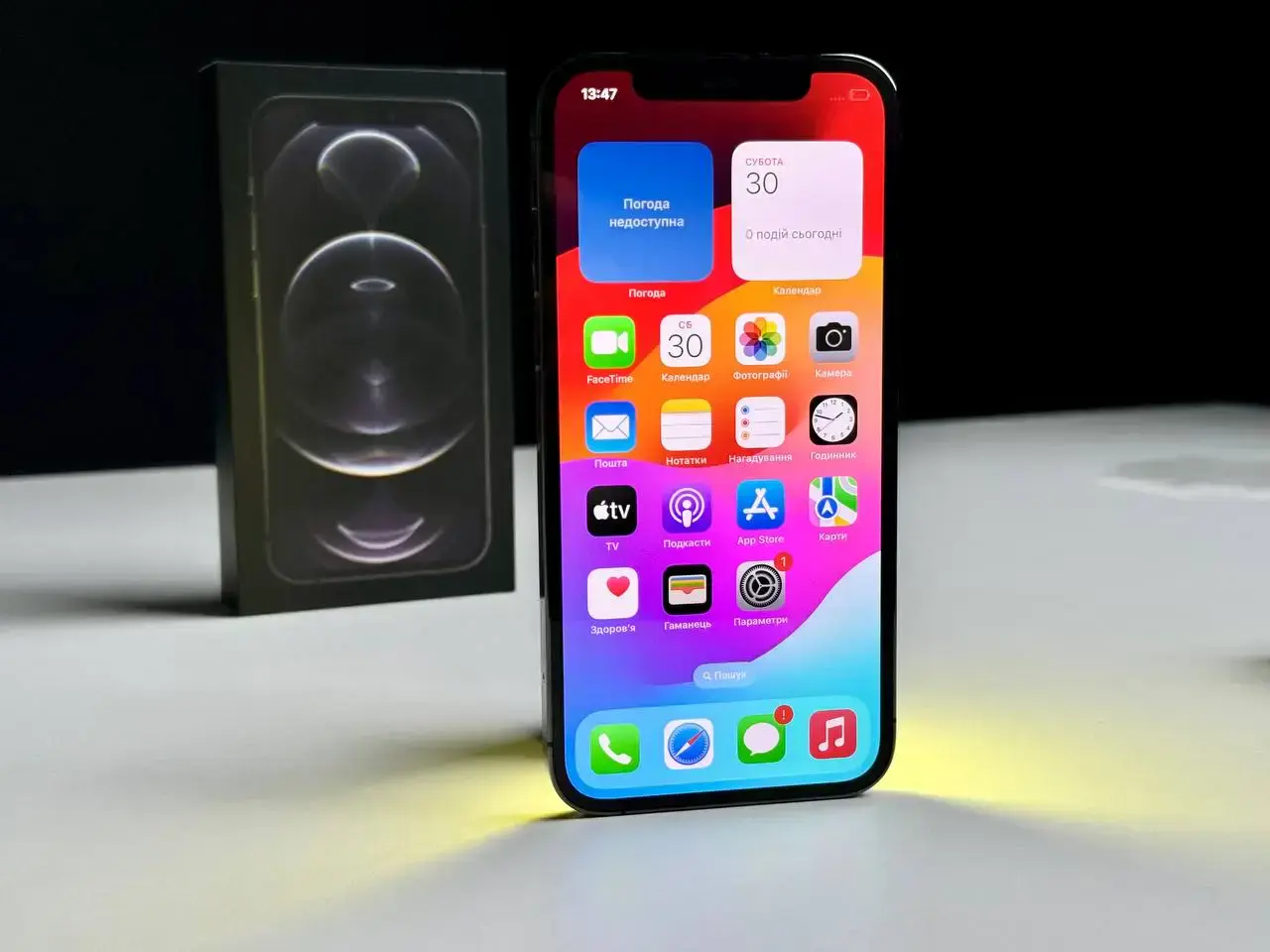 USED Apple iPhone 12 Pro 256GB Graphite (MGLT3, MGMP3)🔋100%(Стан - 9/10, Комплект - Повний | гарантія - 1 міс.)