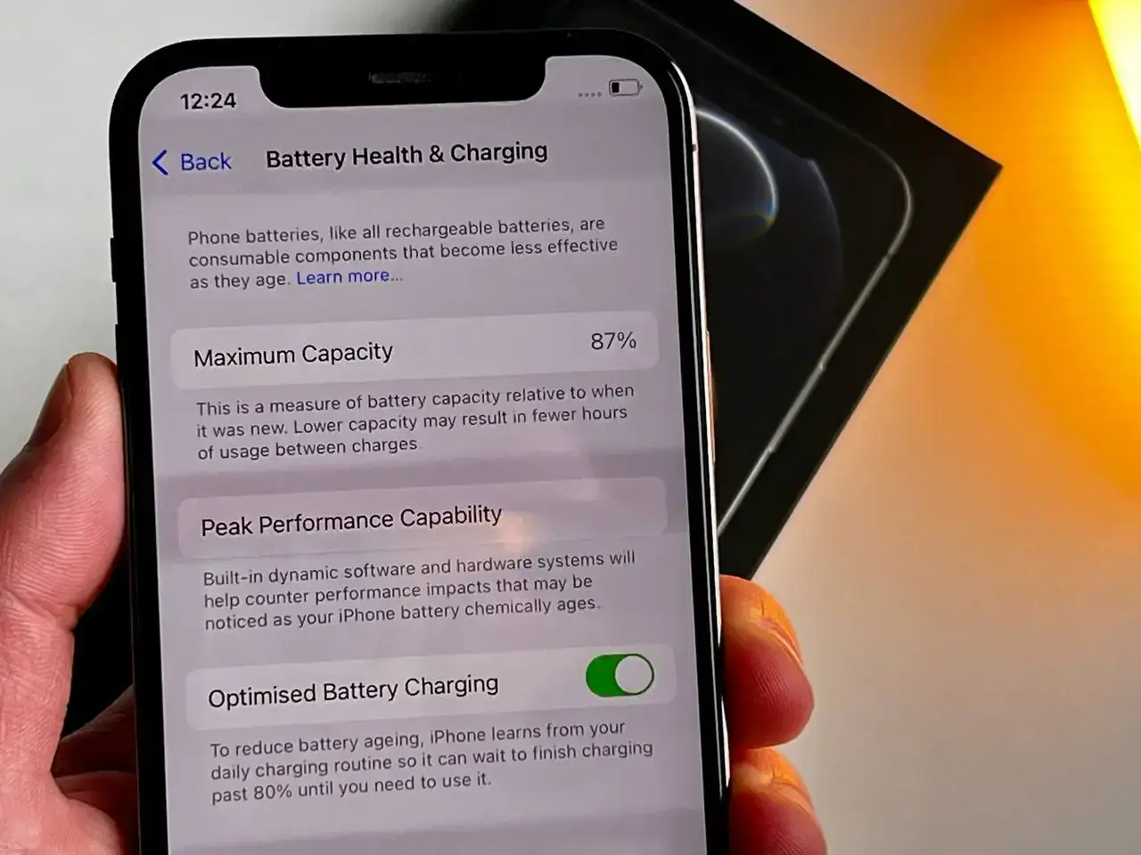USED Apple iPhone 12 Pro 256GB Graphite (MGLT3, MGMP3)🔋87%(Стан - 9.5/10, Комплект - Повний | гарантія - 1 міс.)