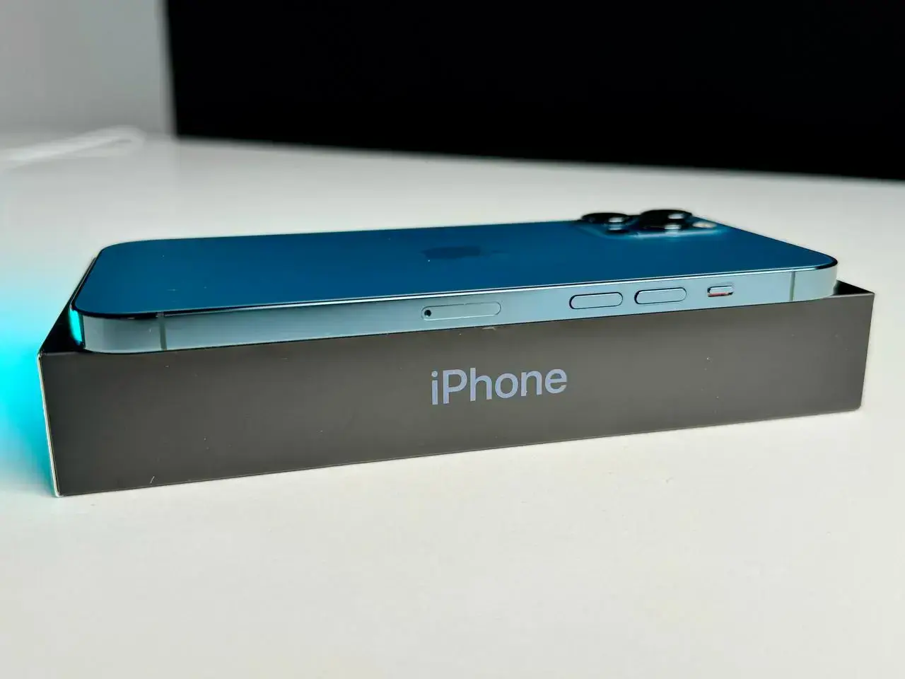 USED Apple iPhone 12 Pro Max 256GB Pacific Blue (MGCN3, MGDF3)🔋100%(Стан - 9/10, Комплект - Повний | гарантія - 1 міс.)