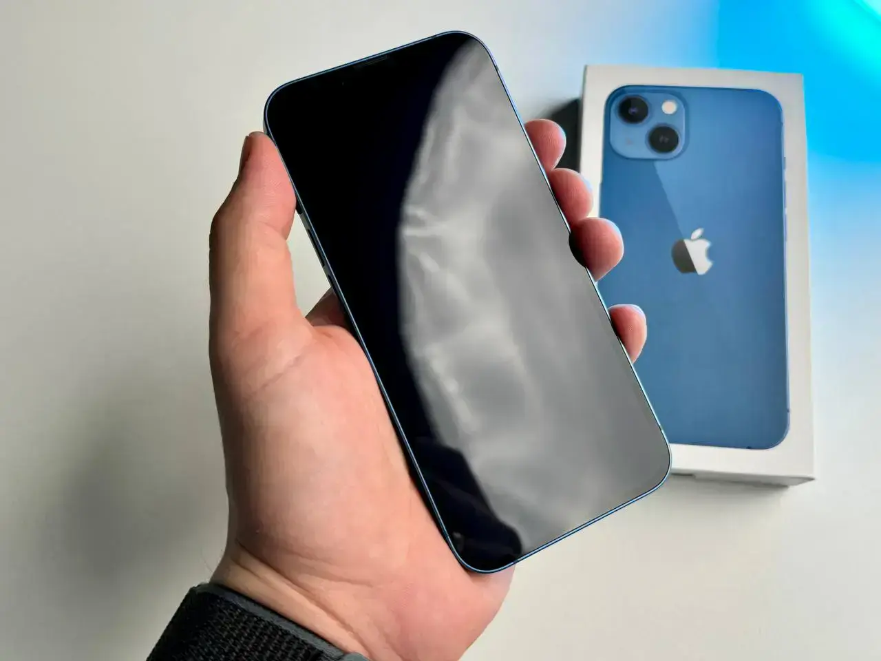 USED Apple iPhone 13 128GB Blue (MLMT3, MLPK3)🔋92%(Стан - 10/10, Комплект - Повний | гарантія - 1 міс.)