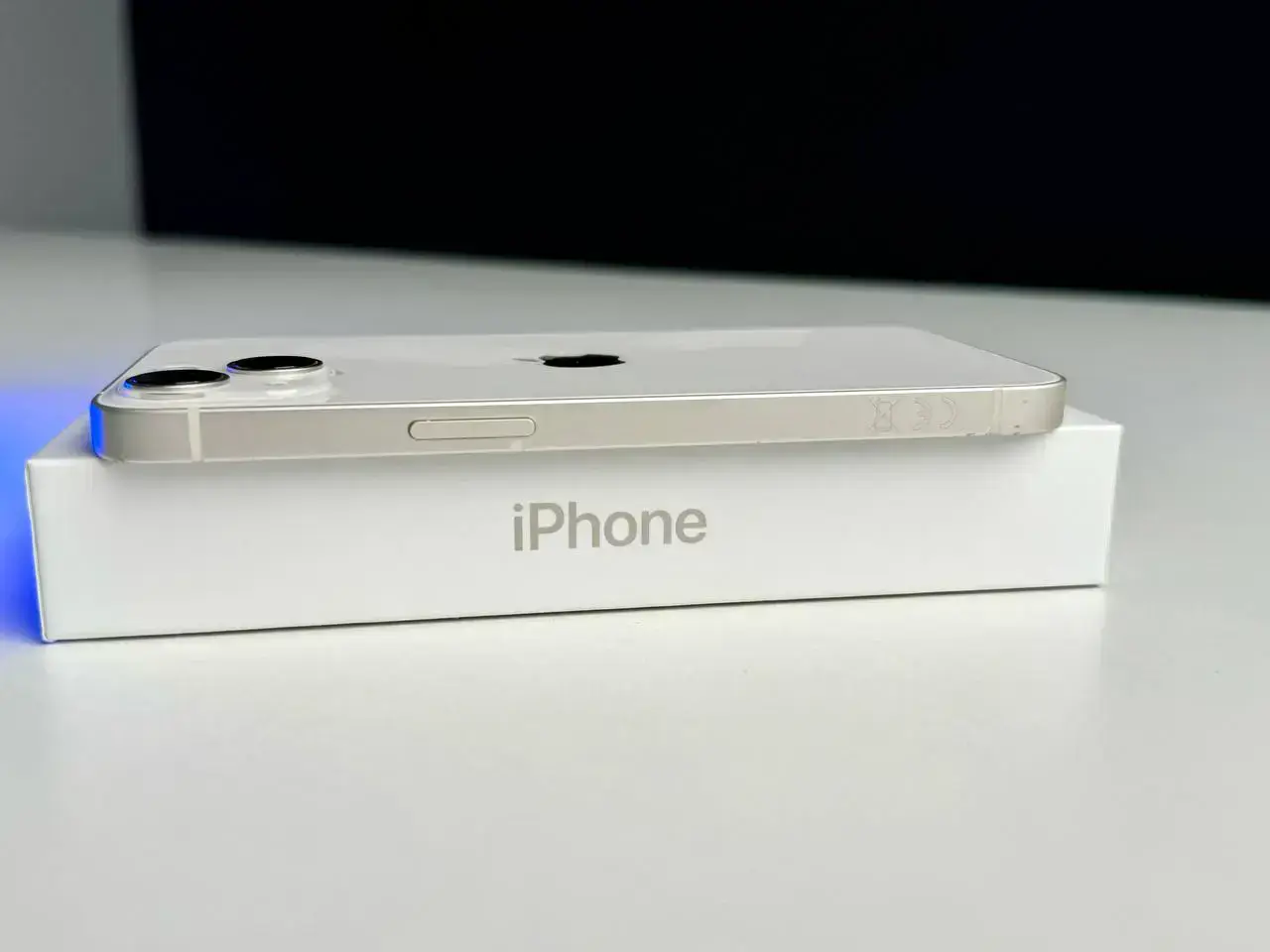 USED Apple iPhone 13 128GB Starlight (MLMM3, MLPG3)🔋94%(Состояние - 9/10, Комплект - Полный | гарантия - 1 мес.)