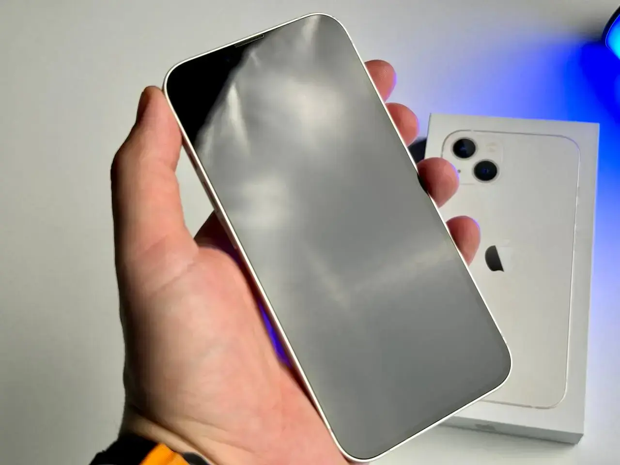 USED Apple iPhone 13 128GB Starlight (MLMM3, MLPG3)🔋94%(Состояние - 9/10, Комплект - Полный | гарантия - 1 мес.)