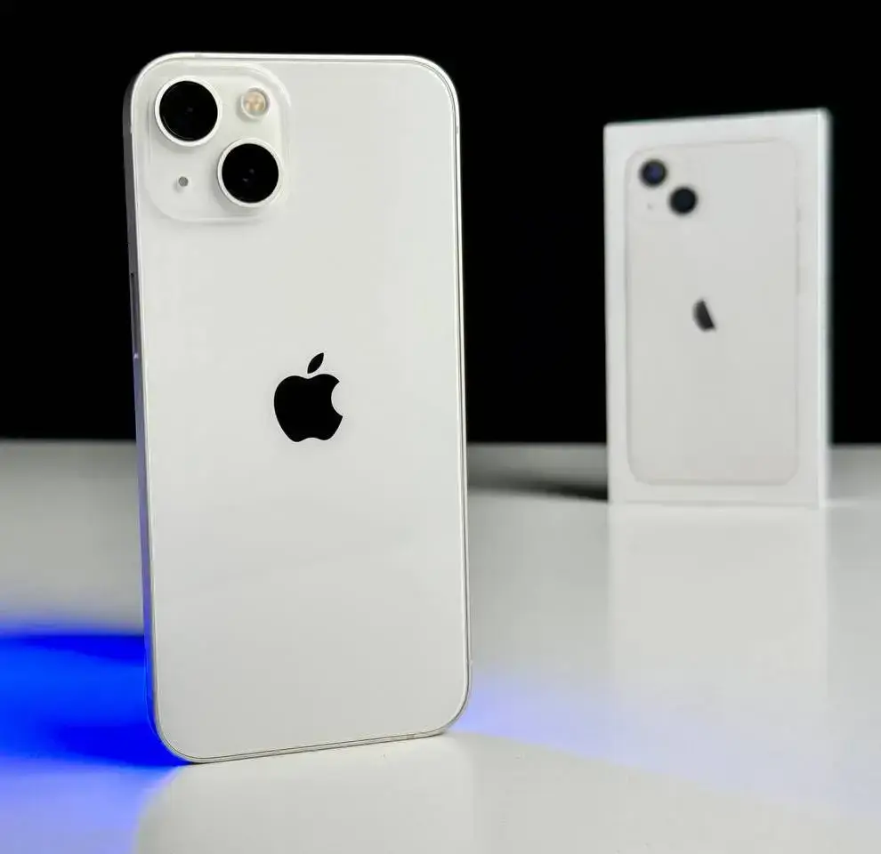 USED Apple iPhone 13 128GB Starlight (MLMM3, MLPG3)🔋94%(Состояние - 9/10, Комплект - Полный | гарантия - 1 мес.)