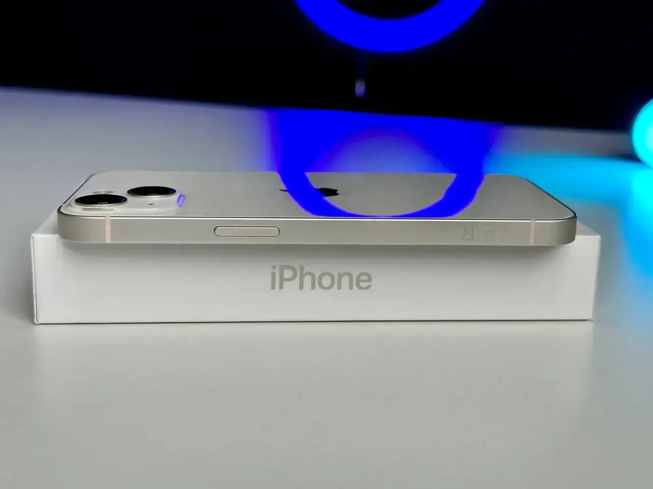 USED Apple iPhone 13 256GB Starlight (MLMX3, MLQ73)🔋91%(Состояние - 10/10, Комплект - Полный | гарантия - 1 мес.)