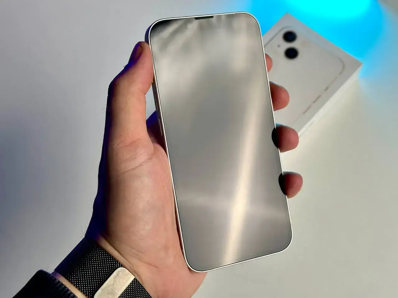 USED Apple iPhone 13 256GB Starlight (MLMX3, MLQ73)🔋91%(Состояние - 10/10, Комплект - Полный | гарантия - 1 мес.)