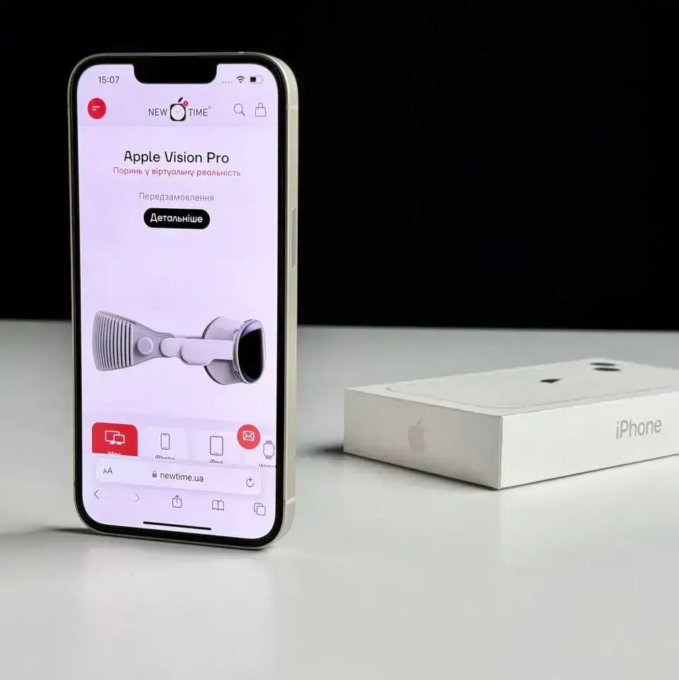 USED Apple iPhone 13 256GB Starlight (MLMX3, MLQ73)🔋91%(Состояние - 10/10, Комплект - Полный | гарантия - 1 мес.)