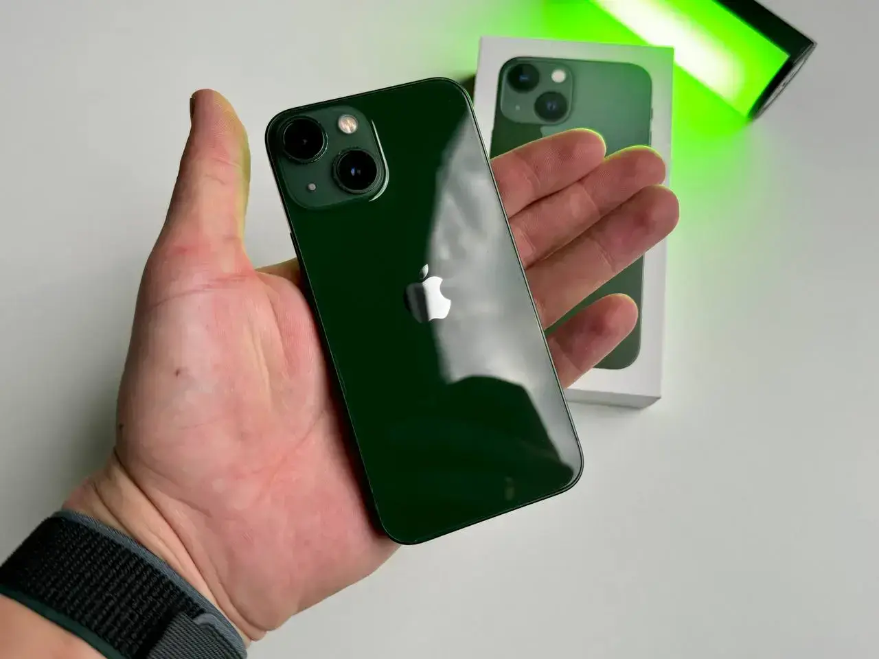 USED Apple iPhone 13 Mini 128GB Green (MNF83, MNFF3)🔋85%(Стан - 9/10, Комплект - Повний | гарантія - 1 міс.)