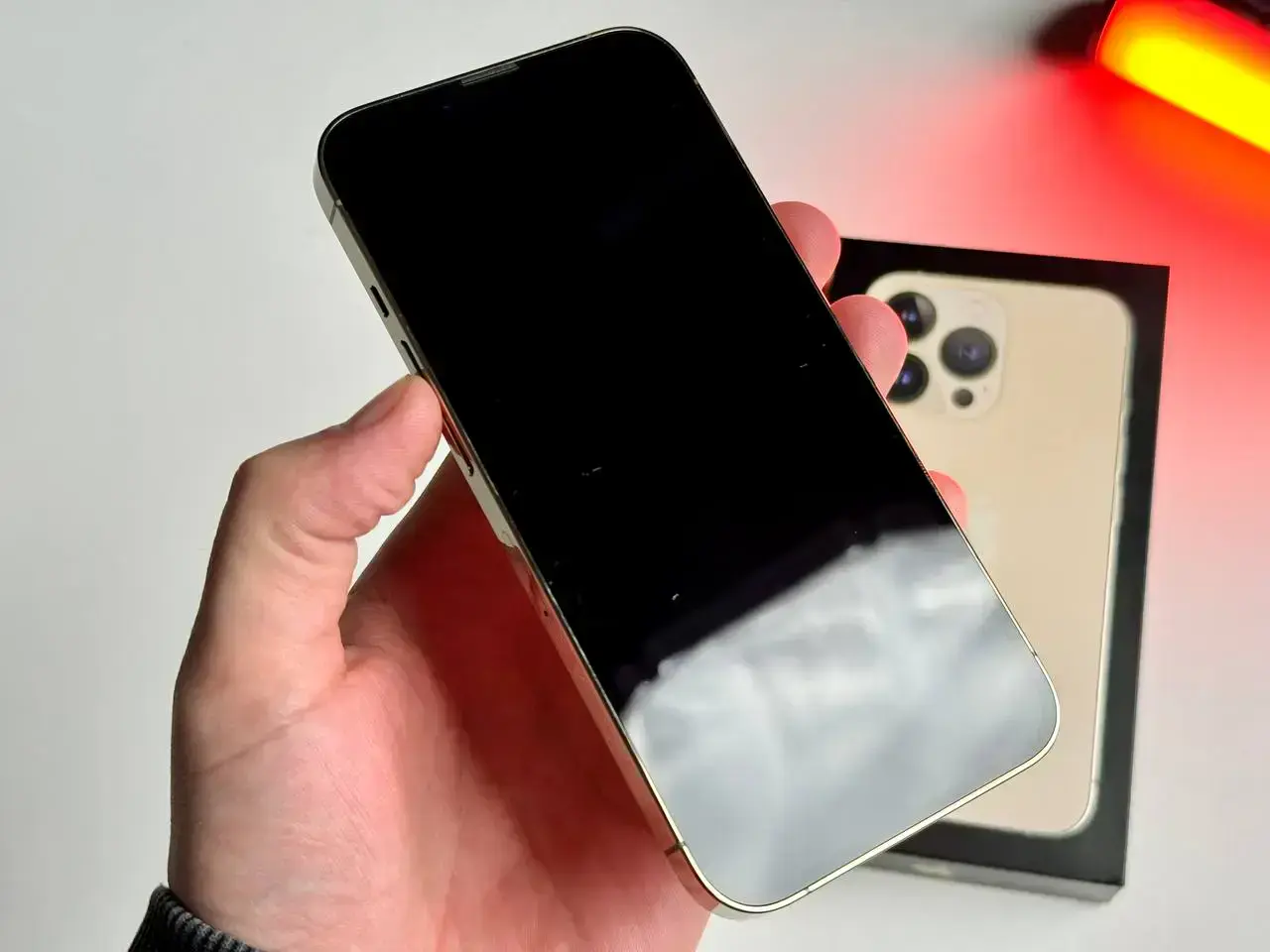 USED Apple iPhone 13 Pro 128GB Gold (MLTR3, MLVC3)🔋86%(Стан - 9/10, Комплект - Повний | гарантія - 1 міс.)
