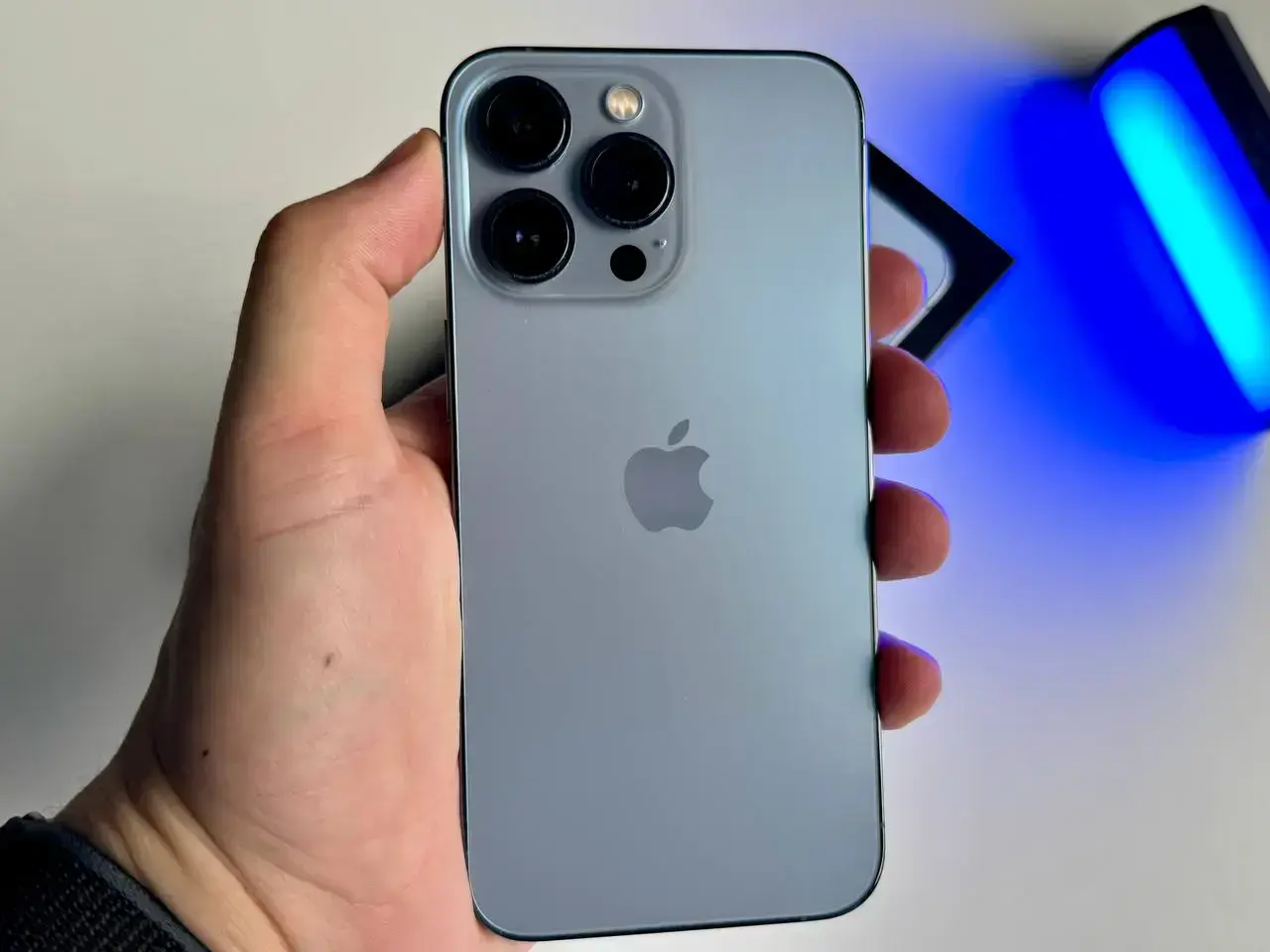 USED Apple iPhone 13 Pro 128GB Sierra Blue (MLTT3, MLVD3)🔋85%(Стан - 9/10, Комплект - повний | гарантія - 1 міс.)