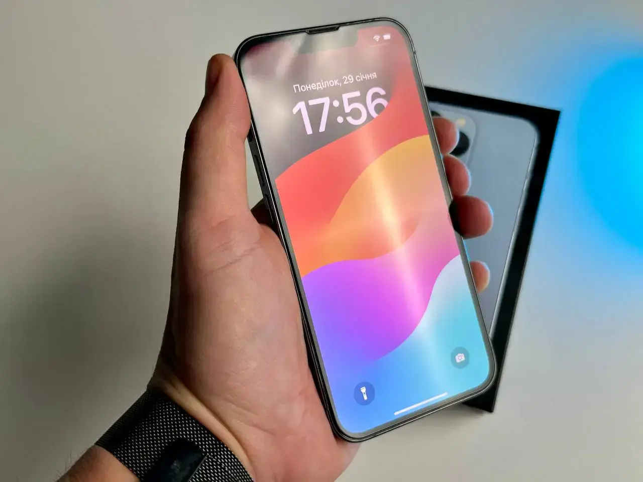 USED Apple iPhone 13 Pro 128GB Sierra Blue (MLTT3, MLVD3)🔋87%(Стан - 9.5/10, Комплект - Повний | гарантія - 1 міс.)