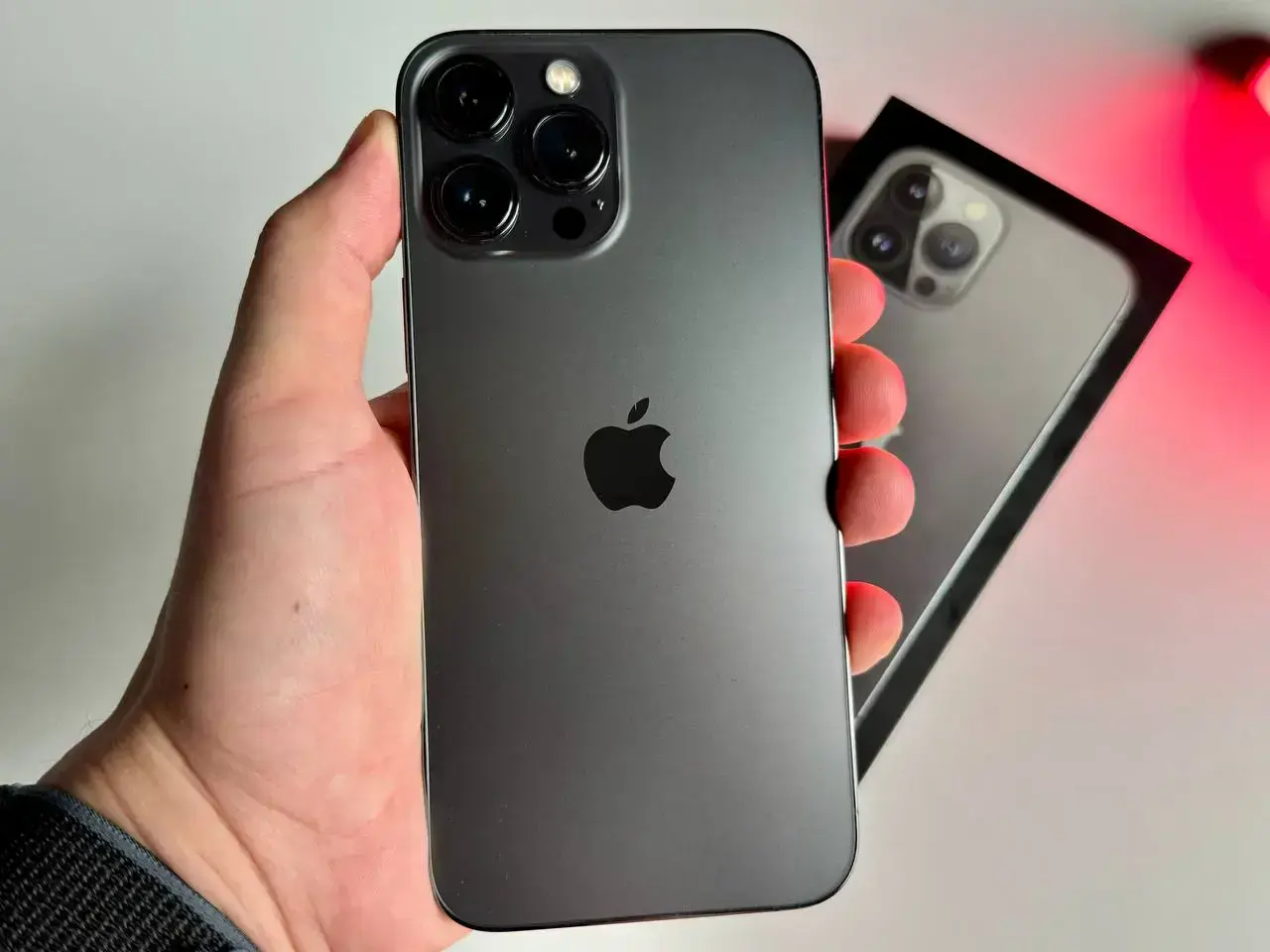 USED Apple iPhone 13 Pro Max 1TB Graphite (MLL23, MLLK3)🔋90%(Состояние - 9/10, Комплект - iPhone | гарантия - 1 мес.)
