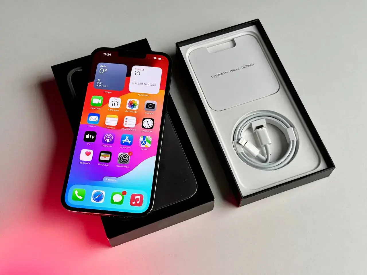 USED Apple iPhone 13 Pro Max 1TB Graphite (MLL23, MLLK3)🔋90%(Состояние - 9/10, Комплект - iPhone | гарантия - 1 мес.)