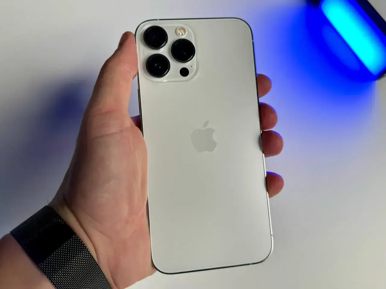 USED Apple iPhone 13 Pro Max 1TB Silver (MLL33, MLLL3)🔋89%(Стан - 9/10, Комплект - повний | гарантія - 1 міс.)