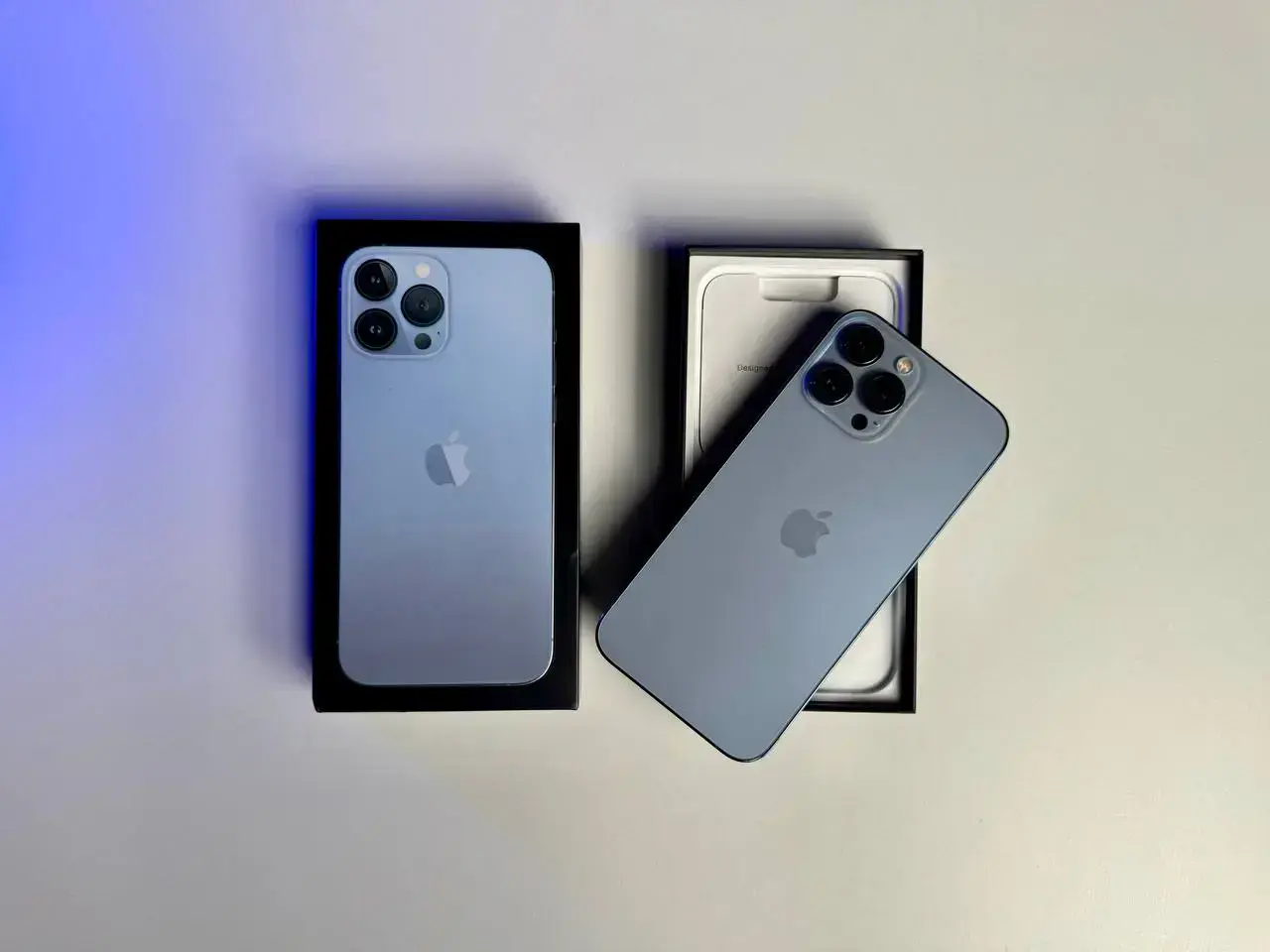 USED Apple iPhone 13 Pro Max 256GB Sierra Blue (MLKV3)🔋86%(Стан - 9/10, Комплект - Повний | гарантія - 1 міс.)