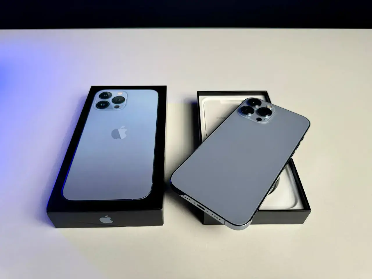 USED Apple iPhone 13 Pro Max 256GB Sierra Blue (MLKV3)🔋86%(Стан - 9/10, Комплект - Повний | гарантія - 1 міс.)