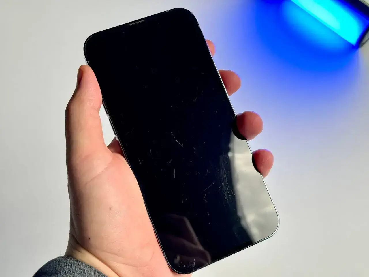 USED Apple iPhone 13 Pro Max 512GB Sierra Blue (MLL03, MLLJ3)🔋86%(Состояние - 8/10, Комплект - iPhone | гарантия - 1 мес.)