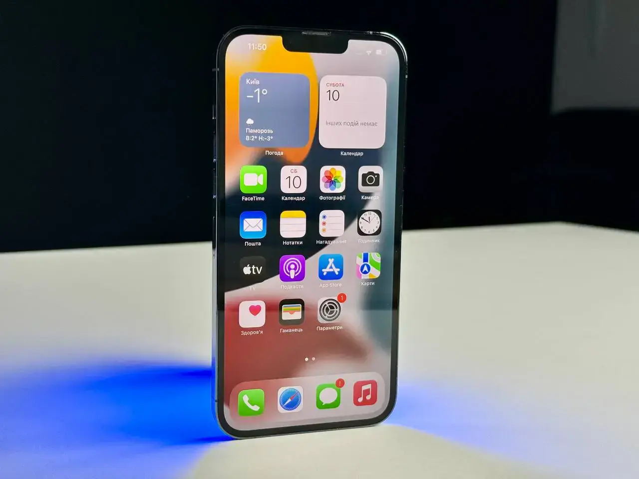 USED Apple iPhone 13 Pro Max 512GB Sierra Blue (MLL03, MLLJ3)🔋86%(Состояние - 8/10, Комплект - iPhone | гарантия - 1 мес.)