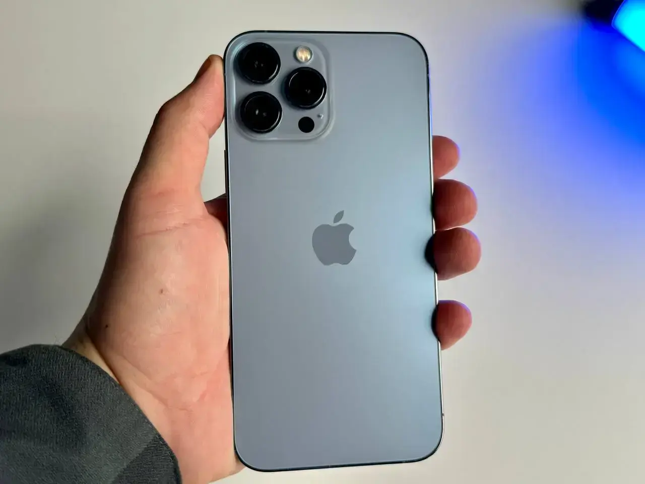 USED Apple iPhone 13 Pro Max 512GB Sierra Blue (MLL03, MLLJ3)🔋86%(Состояние - 8/10, Комплект - iPhone | гарантия - 1 мес.)
