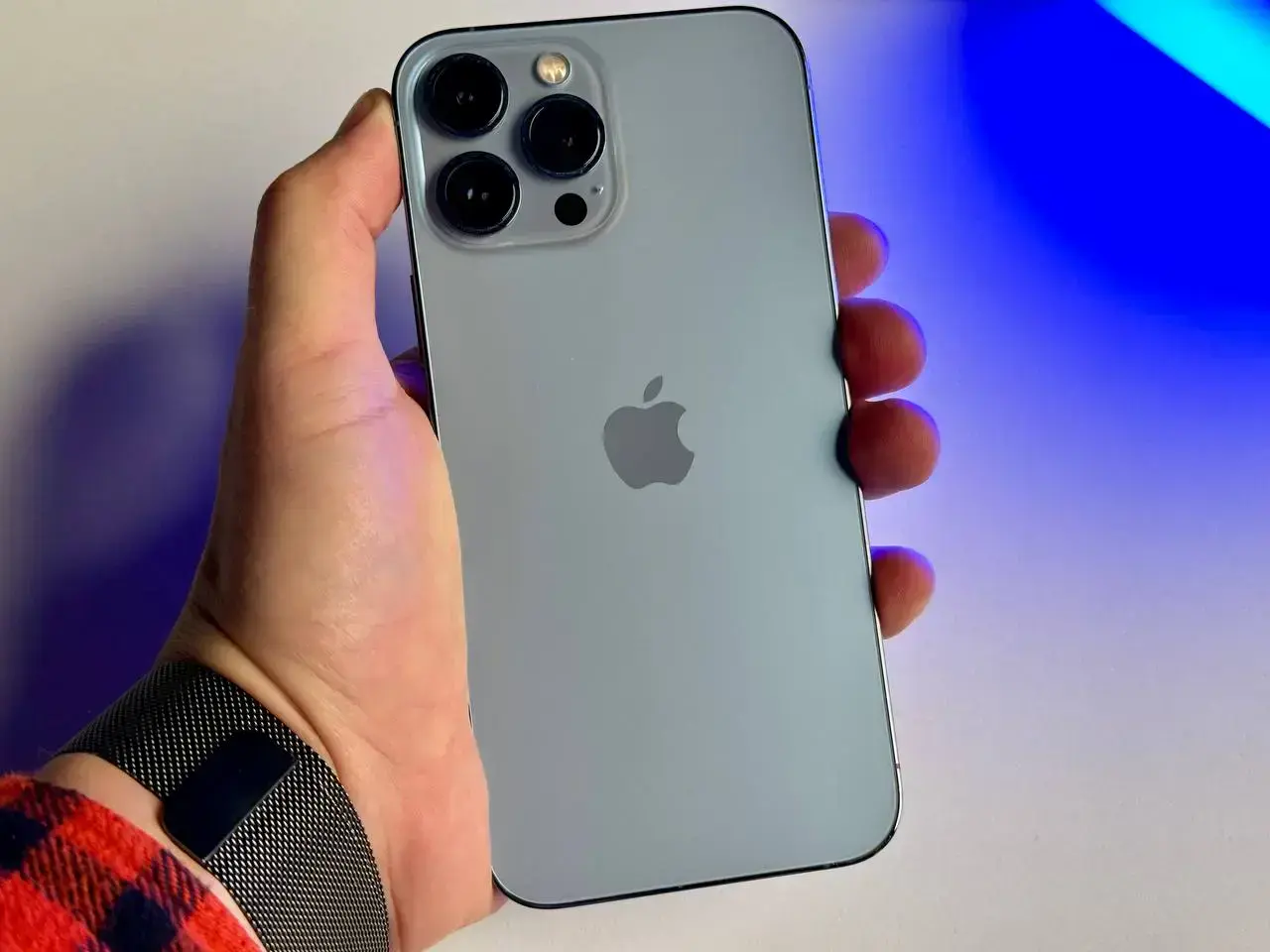 USED Apple iPhone 13 Pro Max 512GB Sierra Blue (MLL03, MLLJ3)🔋86%(Состояние - 8.5/10, Комплект - Полный | гарантия - 1 мес.)