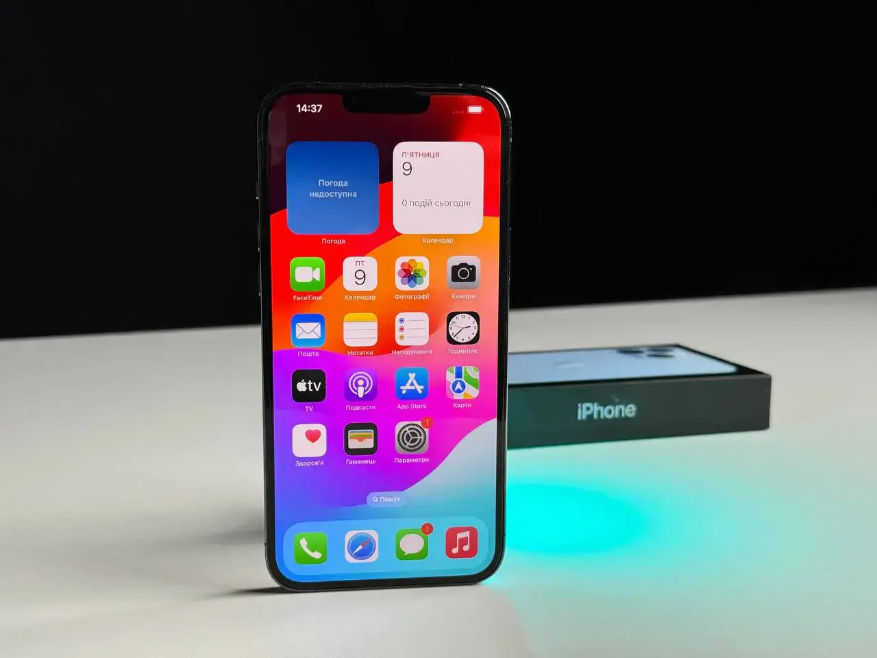 USED Apple iPhone 13 Pro Max 512GB Sierra Blue (MLL03, MLLJ3)🔋90%(Состояние - 9.5/10, Комплект - полный | гарантия - 1 мес.)