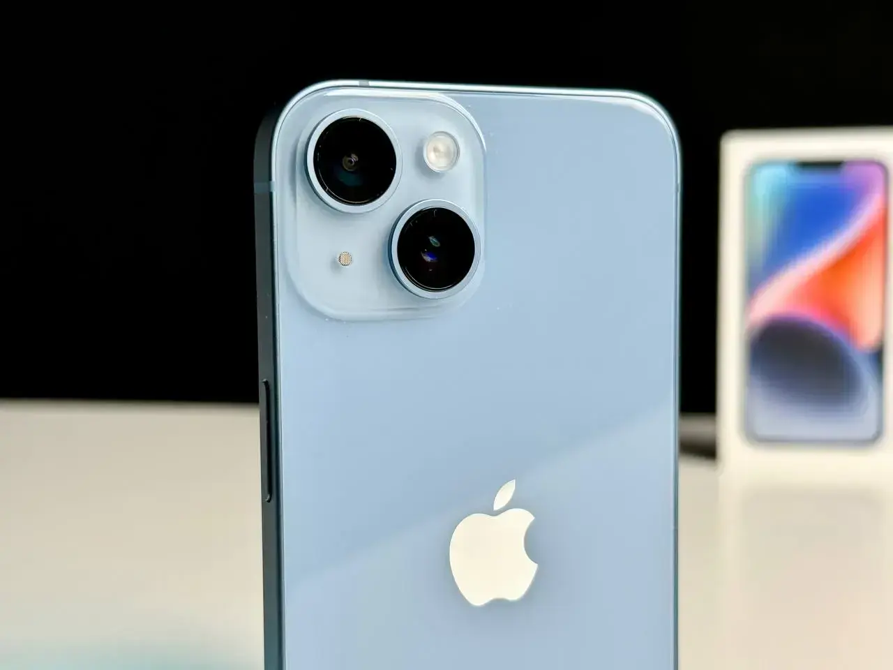 USED Apple iPhone 14 256GB Blue (MPWP3)🔋100%(Стан - 10/10, Комплект - Повний | гарантія - 1 міс.)