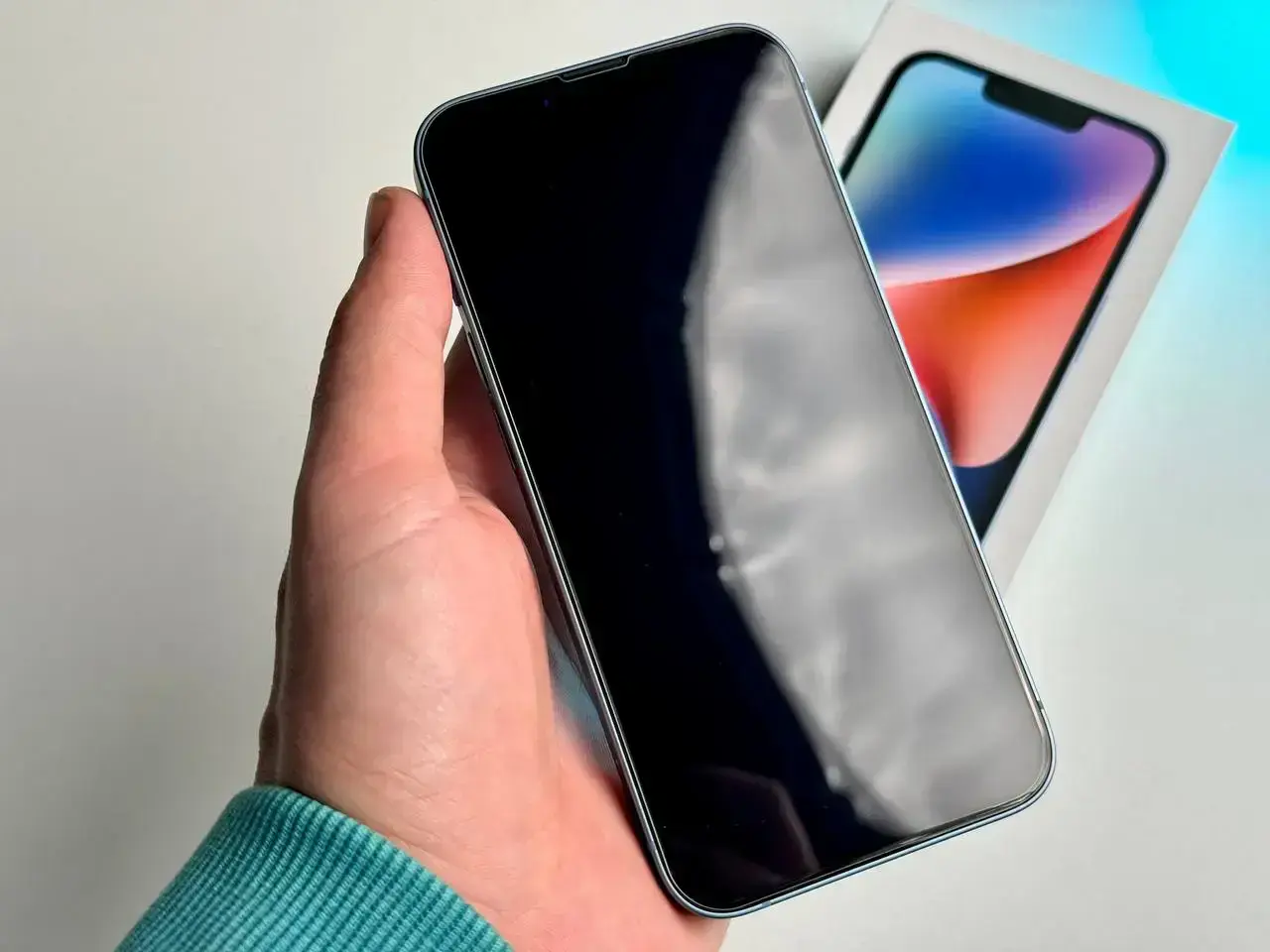 USED Apple iPhone 14 256GB Blue (MPWP3)🔋100%(Стан - 10/10, Комплект - Повний | гарантія - 1 міс.)