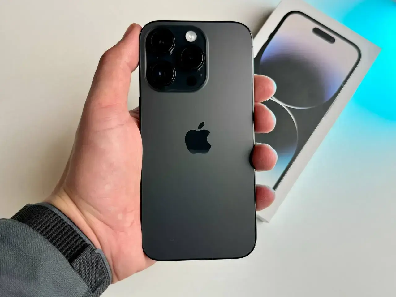 USED Apple iPhone 14 Pro 128GB Space Black (MPXV3)🔋95%(Состояние - 10/10, Комплект - Полный | гарантия - 1 мес.)