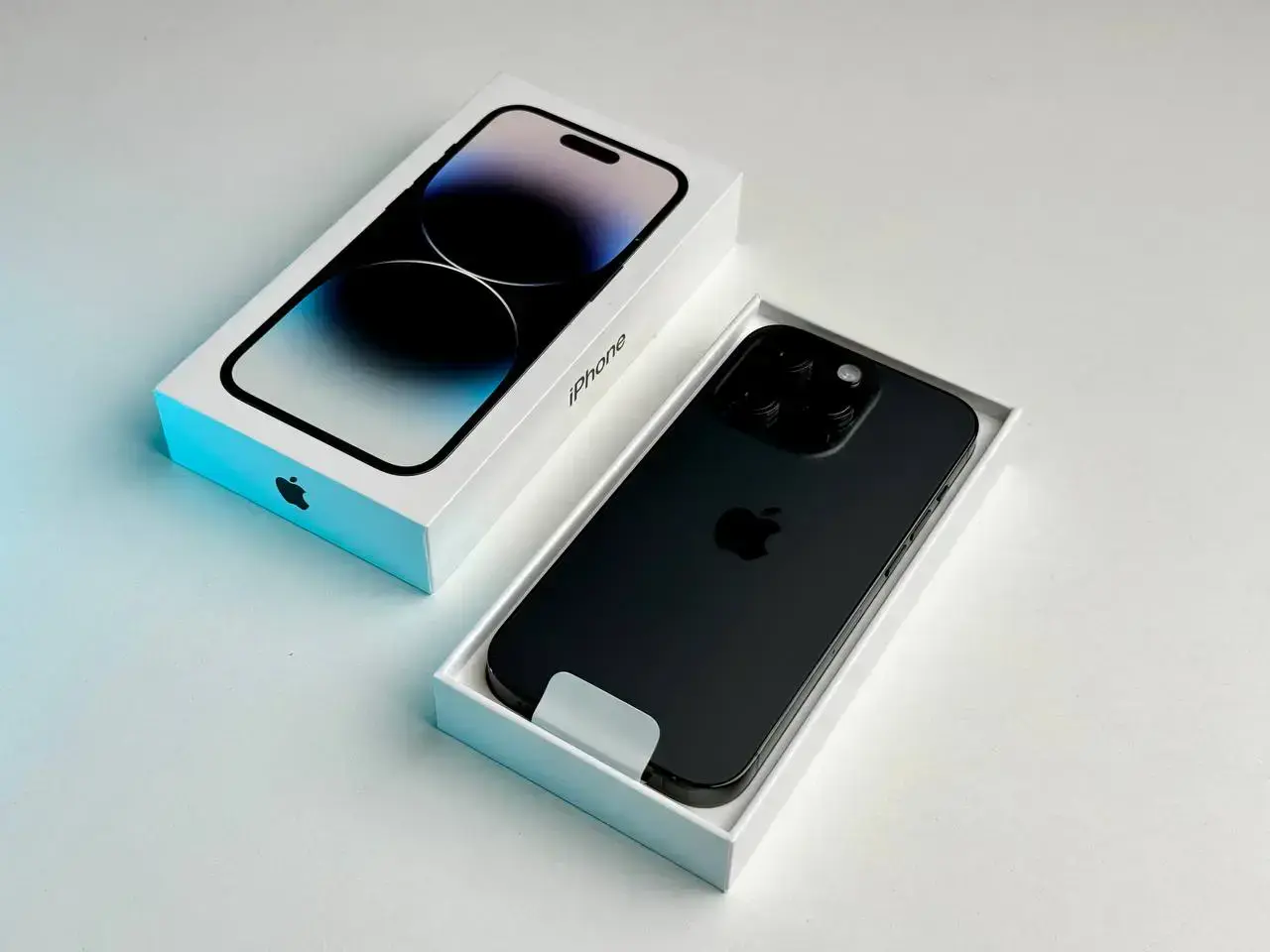 USED Apple iPhone 14 Pro 128GB Space Black (MPXV3)🔋95%(Состояние - 10/10, Комплект - Полный | гарантия - 1 мес.)