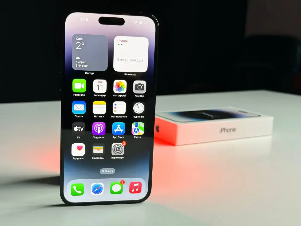 USED Apple iPhone 14 Pro Max 128GB Space Black eSim (MQ8N3)🔋95%(Состояние - 9/10, Комплект - Полный | гарантия - 1 мес.)