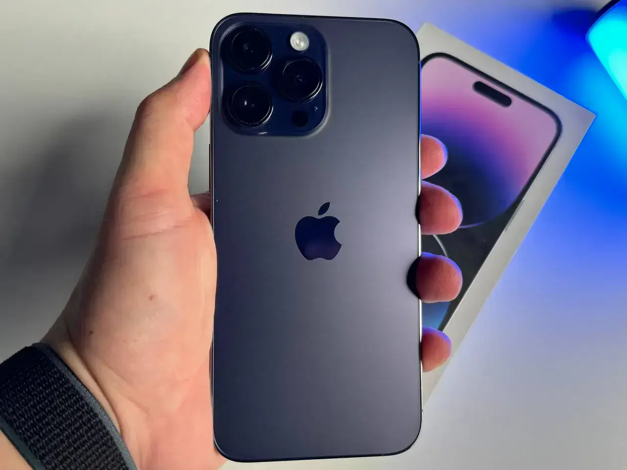 USED Apple iPhone 14 Pro Max 256GB Dual Sim Deep Purple (MQ8A3)🔋86%(Стан - 9/10, Комплект - повний | гарантія - 1 міс.)
