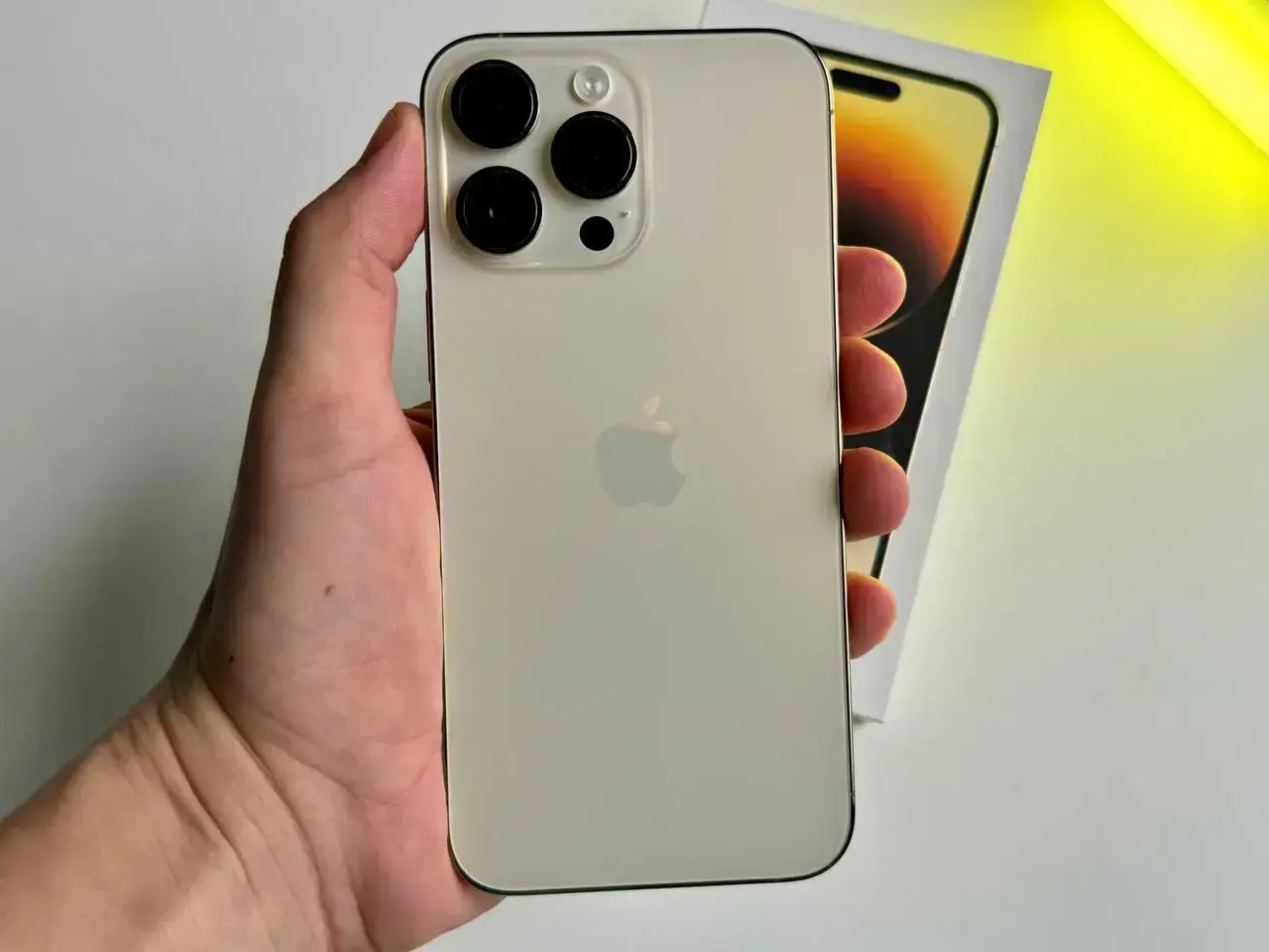 USED Apple iPhone 14 Pro Max 512GB Gold (MQAJ3)🔋86%(Состояние - 9.5/10, Комплект - Полный | гарантия - 1 мес.)