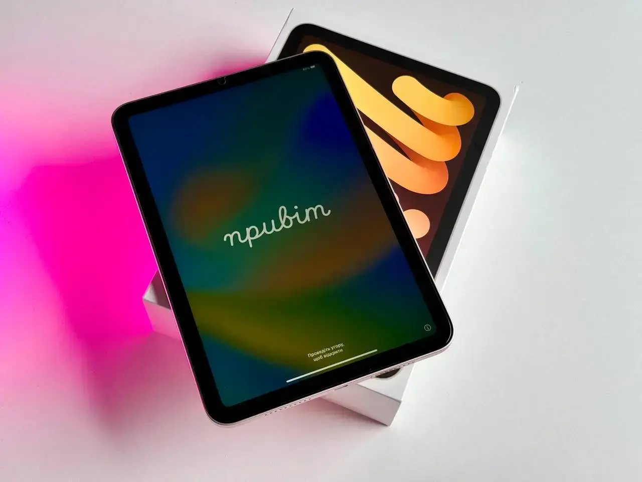 USED iPad mini 6 Wi-Fi 64GB Pink (MLWL3)🔋99% (Состояние - 9.5/10, комплект - полное, гарантия - 3 мес.)