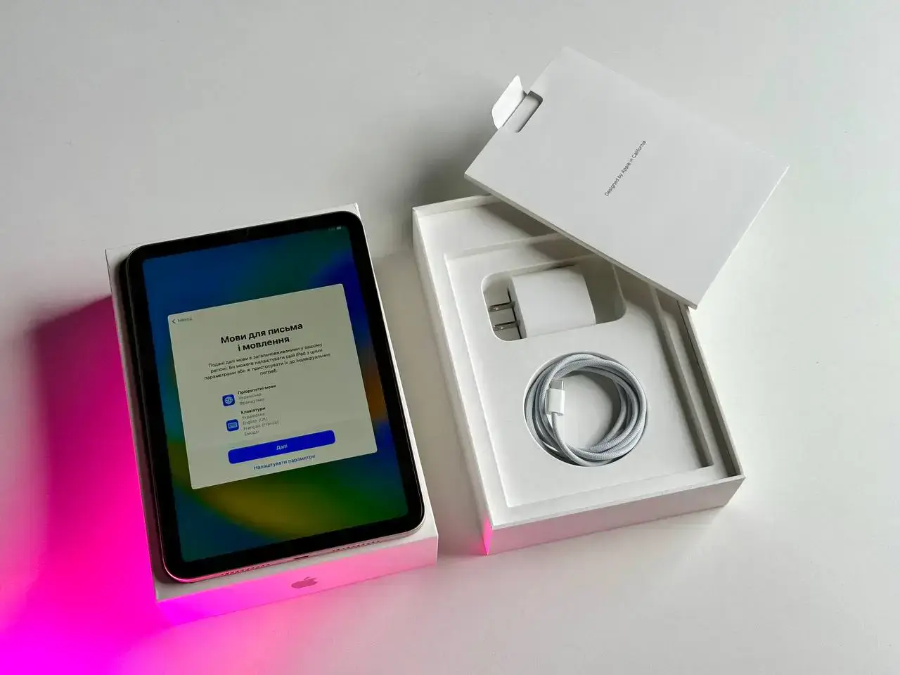 USED iPad mini 6 Wi-Fi 64GB Pink (MLWL3)🔋99% (Состояние - 9.5/10, комплект - полное, гарантия - 3 мес.)