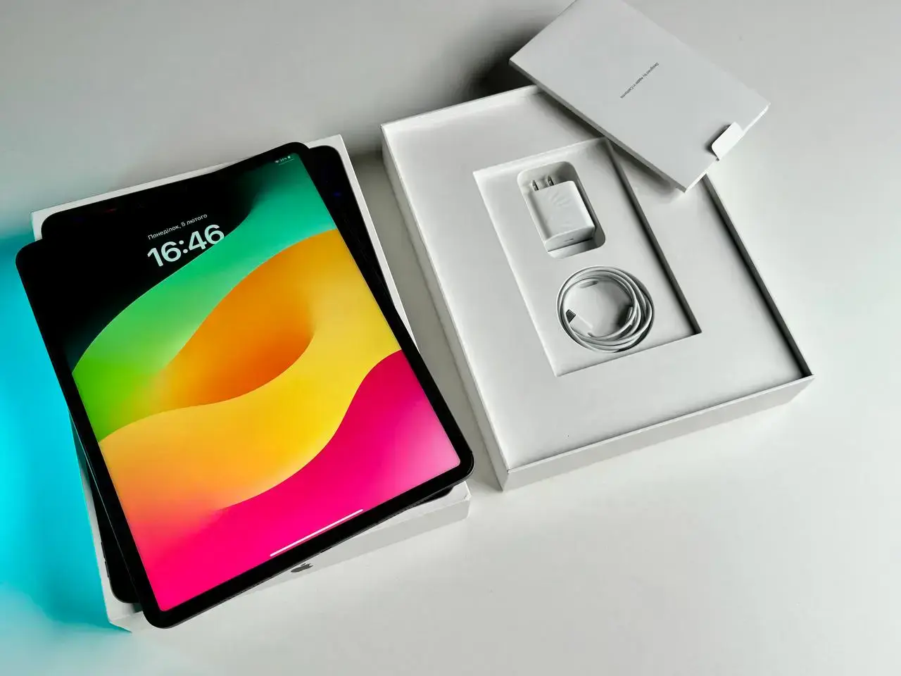 USED iPad Pro 12.9" 2021 Wi-Fi + Cellular 256GB Space Gray (MHNW3, MHR63)🔋100% (Стан - 10/10, комплект - повний, гарантія - 3 міс.)