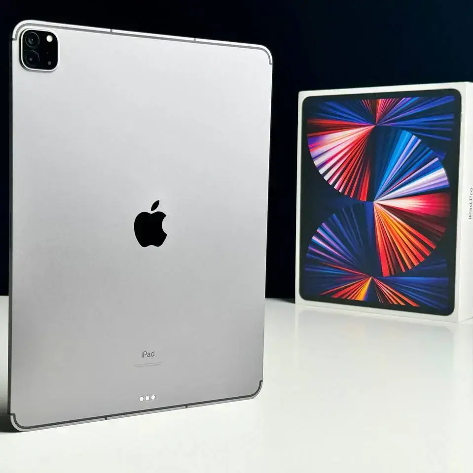 USED iPad Pro 12.9" 2021 Wi-Fi + Cellular 256GB Space Gray (MHNW3, MHR63)🔋100% (Стан - 10/10, комплект - повний, гарантія - 3 міс.)