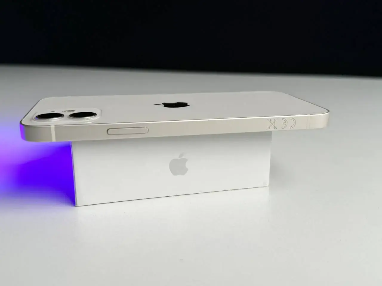 Б/у Apple iPhone 12 128GB White (MGHD3, MGJC3)🔋100%(Состояние - 8.5/10, Комплект - iPhone | гарантия - 1 мес.)