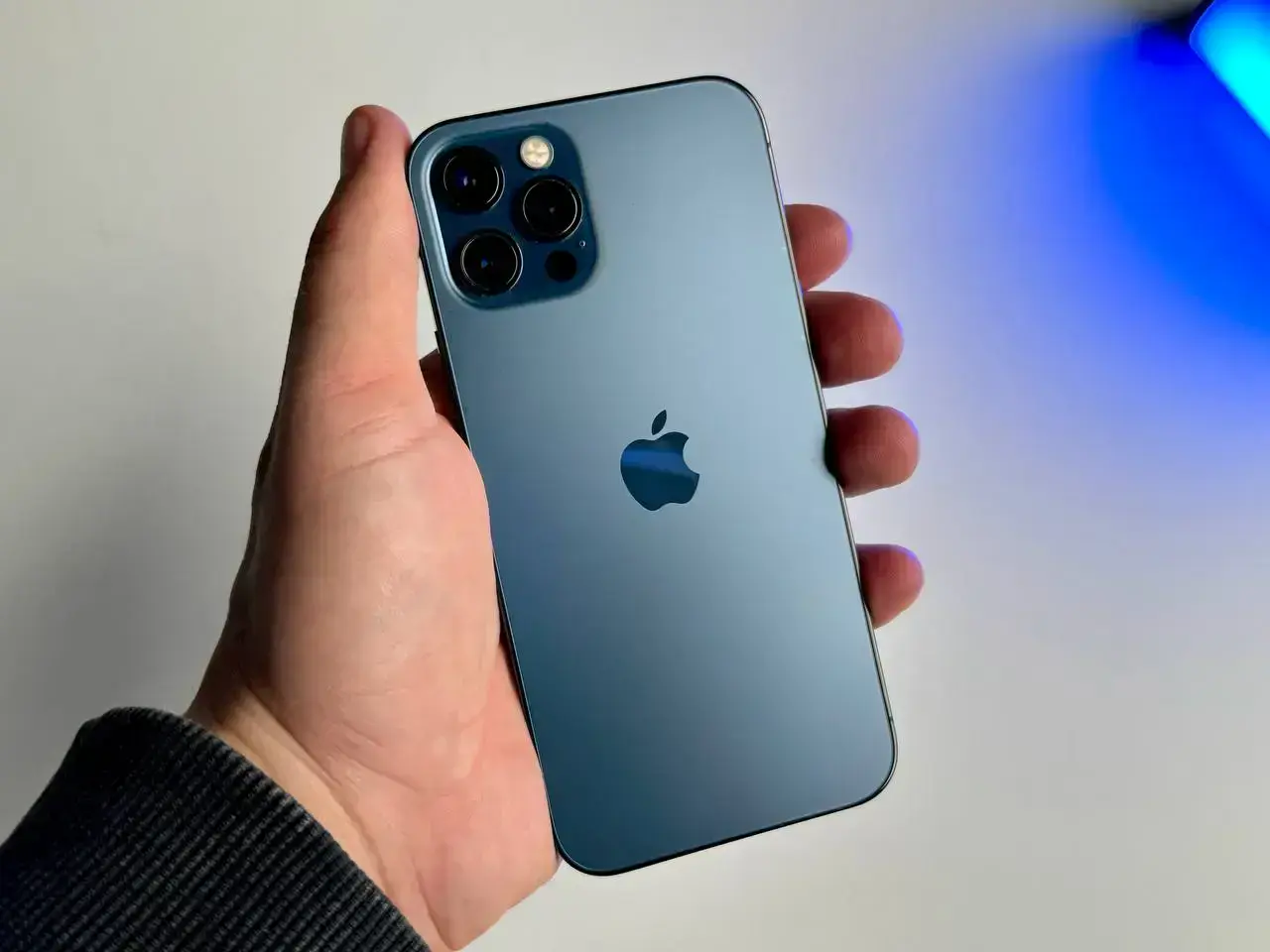 Б/у Apple iPhone 12 Pro 256GB Pacific Blue (MGLW3, MGMT3)🔋100%(Состояние - 9/10, Комплект - iPhone | гарантия - 1 мес.)