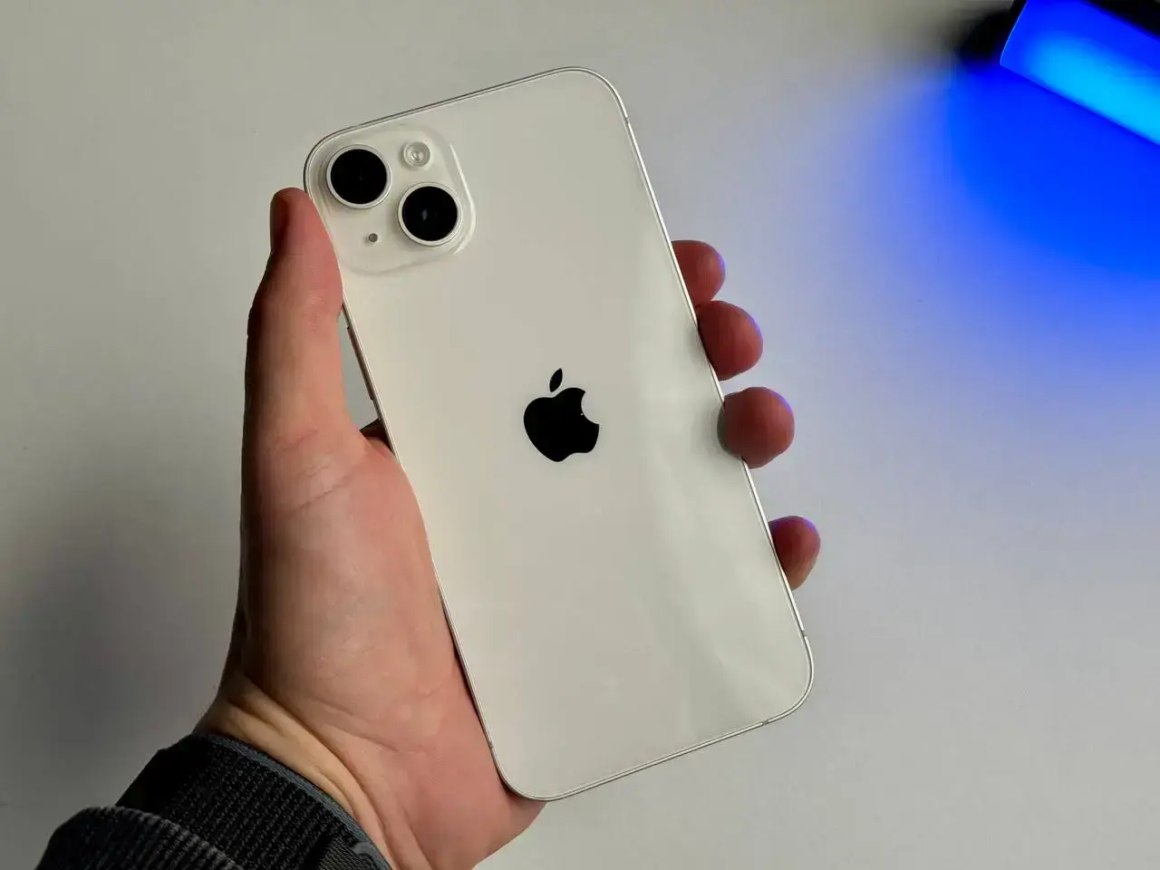 Б/у Apple iPhone 14 Plus 256GB Starlight (MQ553)🔋100%(Состояние - 9.5/10, Комплект - iPhone | гарантия - 1 мес.)