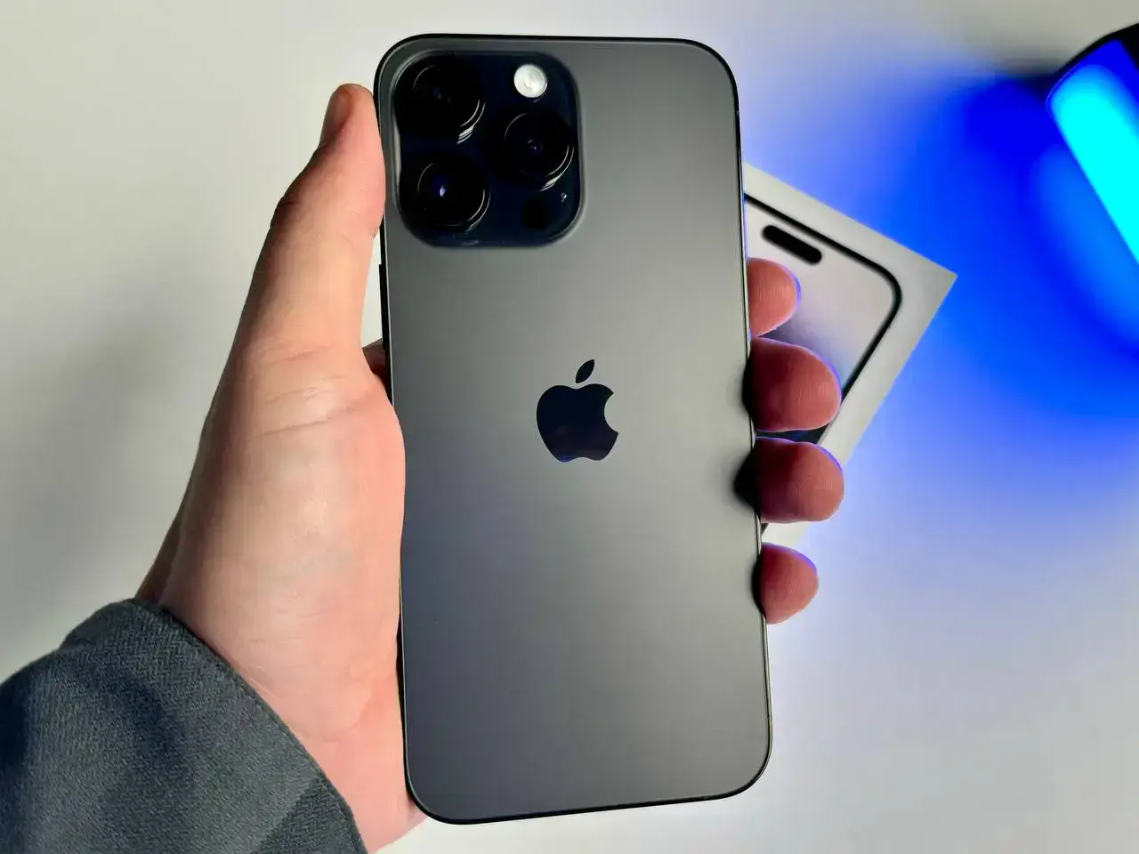 Б/у Apple iPhone 14 Pro Max 128GB Space Black (MQ9P3)🔋97%(Состояние - 10/10, Комплект - Полный | гарантия - 1 мес.)